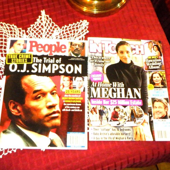 New - Never Read ~ Two for ONE Price ~ PEOPLE & ONE TOUCH ~ MAGAZINES - Picture 1 of 1